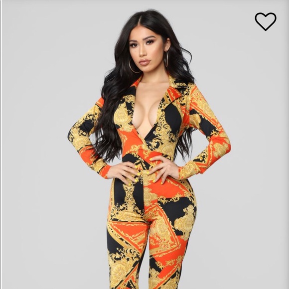 BEAUTIFUL MAKING ME CRAZY JUMPSUIT (FASHIONNOVA) - Picture 1 of 4